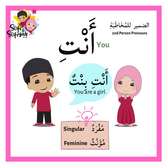 2nd Person Pronouns (أَنْتَ -أَنْتِ) - Part 2