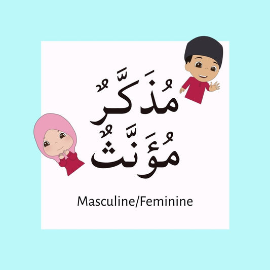 Arabic 101 Campaign :  مُذَكَّرٌ (Masculine) and مُؤَنَّثٌ (Feminine)