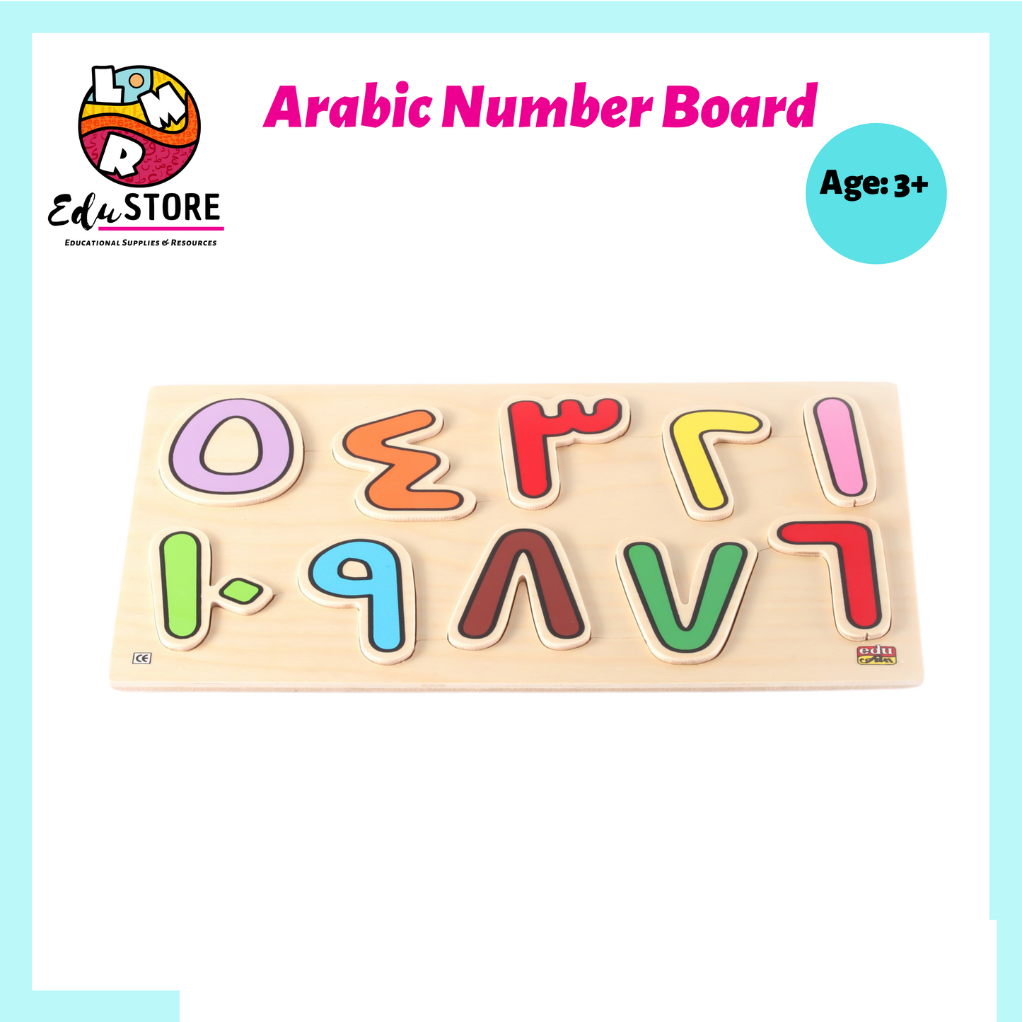 Alphabet and Numbers Wooden Puzzle
