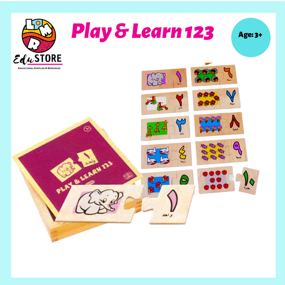 Play & Learn 123 - Wooden Puzzles
