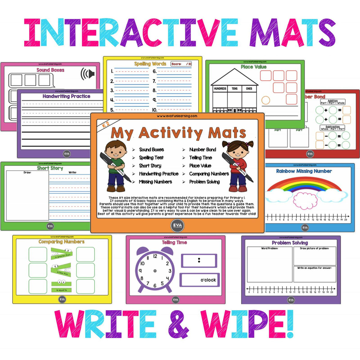 Eva Fun My Activity Mat - EVA Fun Learning – LMR Edustore