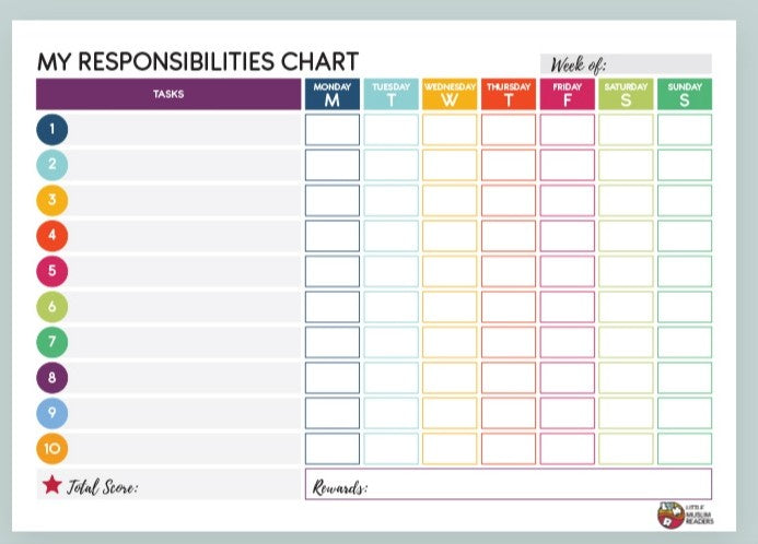 My Responsibilities Chart